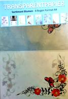 Papier transp. z motyw. kwiatowymi. Opak. 8 ark. A-4 115g Papier transp. z motyw. kwiatowymi. Opak. 8 ark. A-4 115g