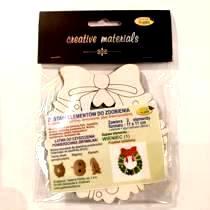 Zestaw elementów do zdobienia BN WIENIEC 1 (11x11cm) 2 szt Zestaw elementów do zdobienia BN WIENIEC 1 (11x11cm) 2 szt