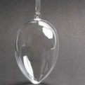 Przezroczysty element do zdobienia - Jajko 100 mm-Kod : 360-51