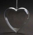 Przezroczysty element do zdobienia - Serce 100 mm Kod : 360-68