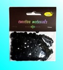 Cekiny 6mm,20g metallic czarne