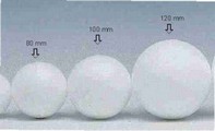 Kształtka ze styropianu - Kula średnica 8 cm - Kod : 801-08
