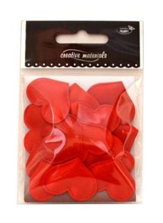 Aplikacje materiałowe SERCA 3cm czerwone .  Kod towaru: AP-219