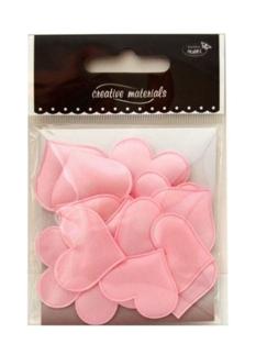 Aplikacje materiałowe SERCA 3 cm j.rózowe .  Kod towaru: AP-220