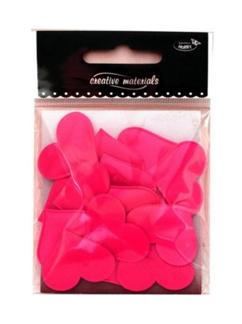 Aplikacje materiałowe SERCA 3cm pink .  Kod towaru: AP-221