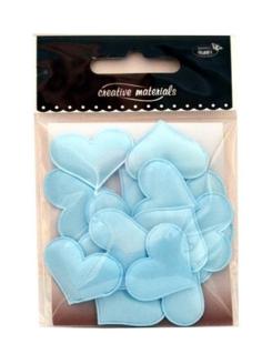 Aplikacje materiałowe SERCA 3cm j.niebieskie .  Kod towaru: AP-223