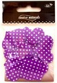Aplikacje materiałowe SERCA w kropki 3,5cm fiolet . Kod towaru: AP-228 Aplikacje materiałowe SERCA w kropki 3,5cm fiolet . Kod towaru: AP-228