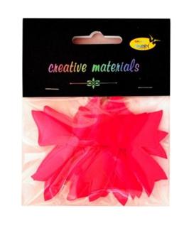 Aplikacje materiałowe – KOKARDKI 5-6cm pink .  Kod towaru: AP-413