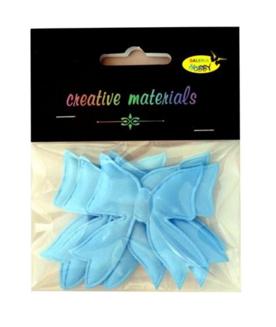 Aplikacje materiałowe – KOKARDKI 5-6 cm j.niebieskie .  Kod towaru: AP-415