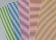 Karton obustronny nadruk mini paski 300g ,24x34cm, 5 ark miks Karton obustronny nadruk mini paski 300g ,24x34cm, 5 ark miks