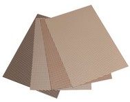 Karton obustronny nadruk mini kratka ,300g 24x34cm, 4 ark miks