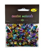 Cekiny 6mm, 20g miks kolorów hologramowych