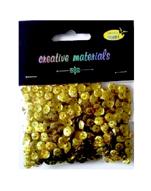 Cekiny 6mm holograficzne ,20g złote