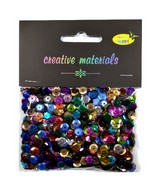 Cekiny 6mm, 20g miks kol metalicznych