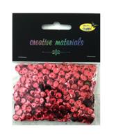 Cekiny 6mm metallic, 20g czerwone