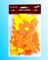Motyle 62-92mm miks 52 szt żółto-pomarańczowe Motyle 62-92mm miks 52 szt żółto-pomarańczowe