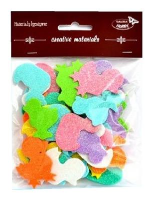 Pisklaki brokatowe miks 56 szt Pisklaki brokatowe miks 56 szt