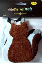 KOTY z filcu wielkość 9x11 cm 9 szt miks DML-FKT02 KOTY z filcu wielkość 9x11 cm 9 szt miks DML-FKT02