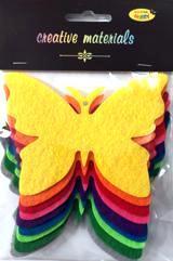 Motyle z filcu wielkość 11,5x8,5cm
9 szt miks DML-FMT01 Motyle z filcu wielkość 11,5x8,5cm
9 szt miks DML-FMT01