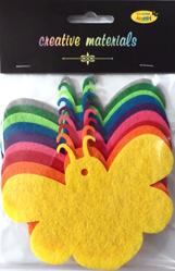 Pszczółki z filcu wielkość 11,5x 8 cm 9 szt miks DML-FPS01 Pszczółki z filcu wielkość 11,5x 8 cm 9 szt miks DML-FPS01