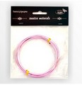 Drut aluminiowy  2mm, dł. 3mb , kolor:  jasnoróżowy Kod towaru : DR-A02-26