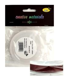 Drut stalowy 0.3mm duża szpula 100 mb kolor :bordowy . Kod: DR-JK100-22 Drut stalowy 0.3mm duża szpula 100 mb kolor :bordowy . Kod: DR-JK100-22