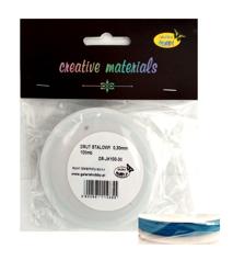 Drut stalowy 0.3mm duża szpula 100 mb kolor :jasnoniebieski . Kod: DR-JK100-30 Drut stalowy 0.3mm duża szpula 100 mb kolor :jasnoniebieski . Kod: DR-JK100-30