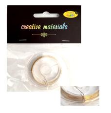 Drut miedziany 0.3mm , 10 mb , Kolor : złocisty Kod : DR-MK10-65 Drut miedziany 0.3mm , 10 mb , Kolor : złocisty Kod : DR-MK10-65