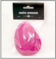 Jaja 9,5 cm z mikrogumy brokatowej, kolor : pink. Kod towaru : DS23023G-JD Jaja 9,5 cm z mikrogumy brokatowej, kolor : pink. Kod towaru : DS23023G-JD