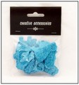Baranki 4,8 cm z mikrogumy brokatowej, kolor : jasnoniebieski. Kod towaru : DS23030G-BO Baranki 4,8 cm z mikrogumy brokatowej, kolor : jasnoniebieski. Kod towaru : DS23030G-BO