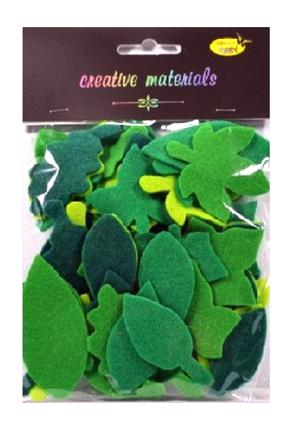 Miks liści z filcu w odcieniach zieleni . Kod towaru : DS521-L55 Miks liści z filcu w odcieniach zieleni . Kod towaru : DS521-L55