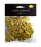 Elementy z pianki brokat. 50 szt ANIOŁY złote Elementy z pianki brokat. 50 szt ANIOŁY złote