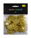 Elementy z pianki brokat. 60 szt GWIAZDKI złote Elementy z pianki brokat. 60 szt GWIAZDKI złote