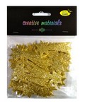 Elementy z pianki brokat, 40 szt KOMETY złote Elementy z pianki brokat, 40 szt KOMETY złote