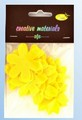 Kwiaty z filcu 48 mm a 18 szt. , kolor: jasnożółty. Kod: DS522-4812 Kwiaty z filcu 48 mm a 18 szt. , kolor: jasnożółty. Kod: DS522-4812