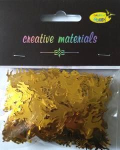 Elementy z folii Alu ,15g RENIFERY złote Elementy z folii Alu ,15g RENIFERY złote