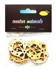 Drewniane elementy w kształcie :wieńców Kod towaru :EDR-07 