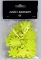 Miks 36 elementów 36 mm - kolor żółty , Kod: EMG-KWIATY36-14