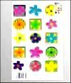 Stiker epoksydowy, rodzaj : Funky flowers 2 , Kod : ESTK-ROY3532