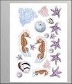 Stiker epoksydowy, rodzaj : Seashells Montage , Kod : ESTK-TIP3535
