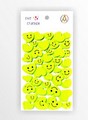 Stiker z elementami z pianki . Wzór serca, kolor : limonkowy . Opakowanie 2 arkusze z naklejkami. Kod towaru : EVASTK-S251 Stiker z elementami z pianki . Wzór serca, kolor : limonkowy . Opakowanie 2 arkusze z naklejkami. Kod towaru : EVASTK-S251