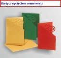 Karty passepartout z wycięciem w ornament , kolor : jodłowo-zielony , Kod: FO210558