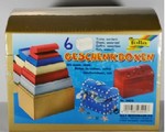 Zestaw 6 pudełek - szkatułki , Kod: FO3409