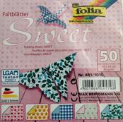 Origami 80g 10x10cm 50 ark SWEET Origami 80g 10x10cm 50 ark SWEET
