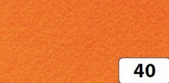 Filc gruby 3.5 mm , Kolor: pomarańczowy 1 arkusz 30x45 - Kod: FO510340 Filc gruby 3.5 mm , Kolor: pomarańczowy 1 arkusz 30x45 - Kod: FO510340