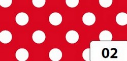 Bristol czerwony w kropki białe ( opak. 10 ark.) 25x35 Kod: FO598902