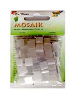 Kamyczki Ton in Ton 10x10mm , kolor : biały , kod: FO60201