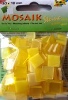 Kamyczki Ton in Ton 10x10mm , kolor : żółty , kod: FO60202