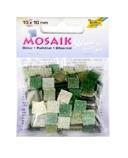 Kamyczki brokatowe 10x10 mm Kolor : zielony Kod:FO61203