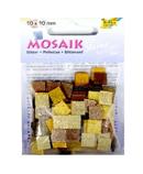 Kamyczki brokatowe 10x10 mm Kolor : brązowy Kod:FO61204